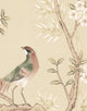 Chinoiserie Wall Mural Rafah, Beige, Sample