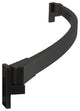 57" to 62" Adjustable Curved Shower Curtain Rod, Matte Black