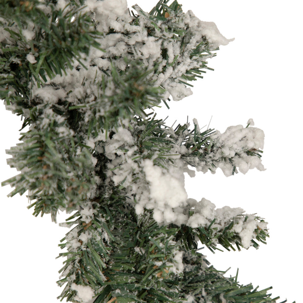Flocked Garland 220 Tips, 9'
