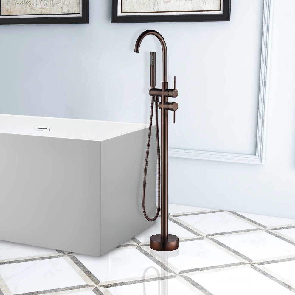 Vanity Art Freestanding Bathtub Faucet, Oil Rubbed Bronze