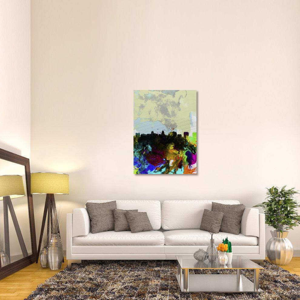 "Madison Watercolor Skyline" Fine Art Print