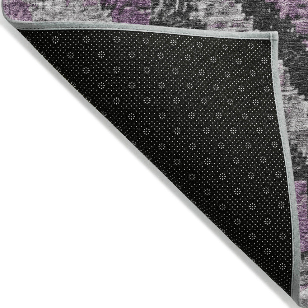 Machine Washable Indoor/Outdoor Chantille ACN1890 Violet 2'3" x 7'6" Runner Rug