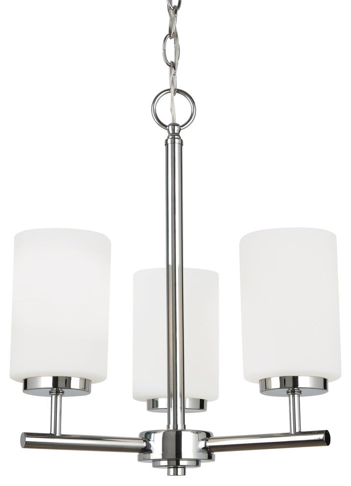 Generation Lighting Lighting 3-Light Chandelier, Chrome