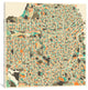 "Abstract City Map of San Francisco" by Jazzberry Blue, 37x37x1.5