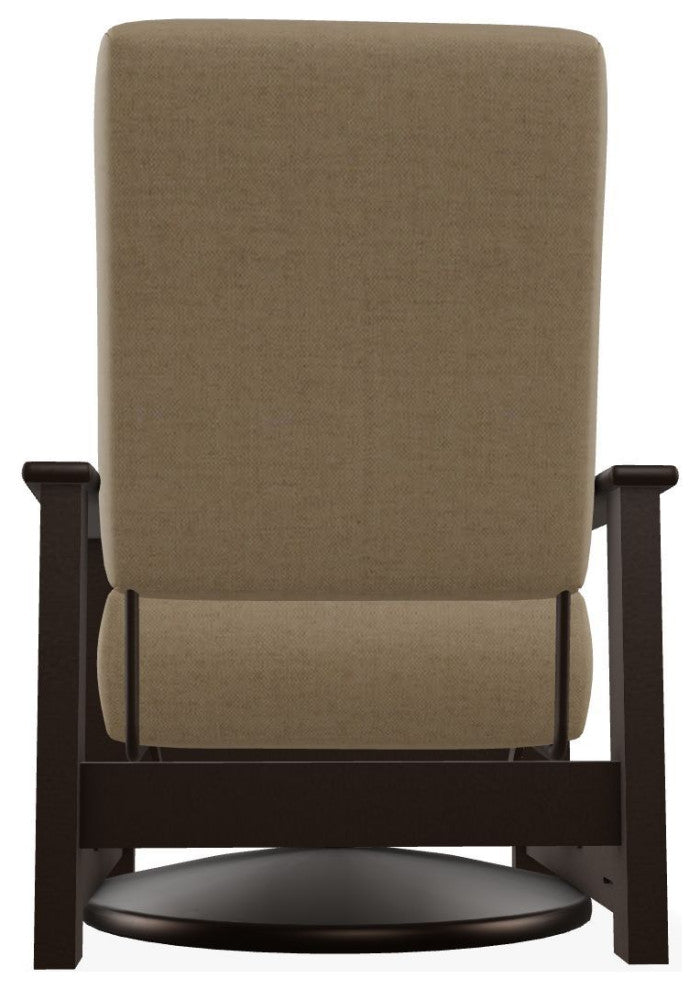 Leeward Deep Seat Outdoor Hidden Swivel Rocker, Wren/Kona