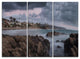 "Heavy Rain Clouds Over Crescent Bay" Metal Wall Art, 3 Panels, 36"x28"