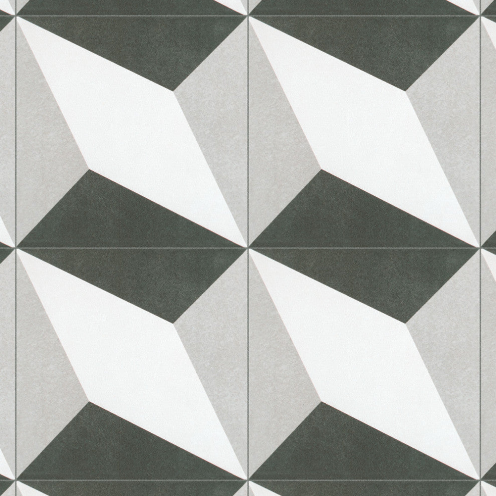 Twenties Ceramic Floor and Wall Tile, Diamond