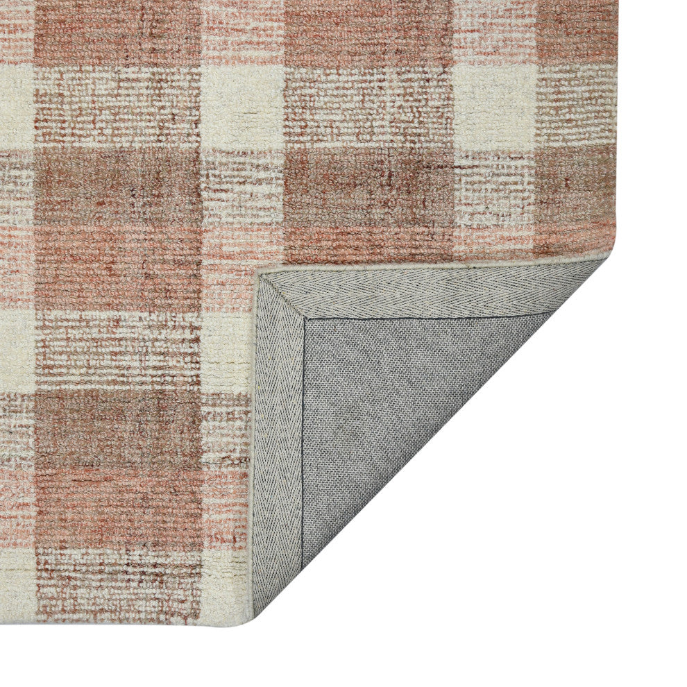 Tartan Cartwell Area Rug, Pink, 9' x 13', Plaid
