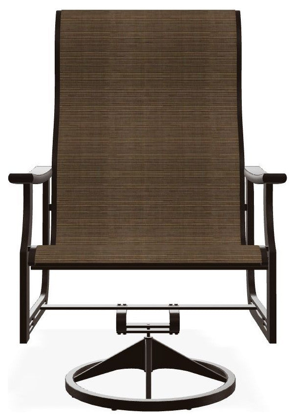St. Catherine Sling Outdoor Supreme Swivel Rocker, Bark/Kona