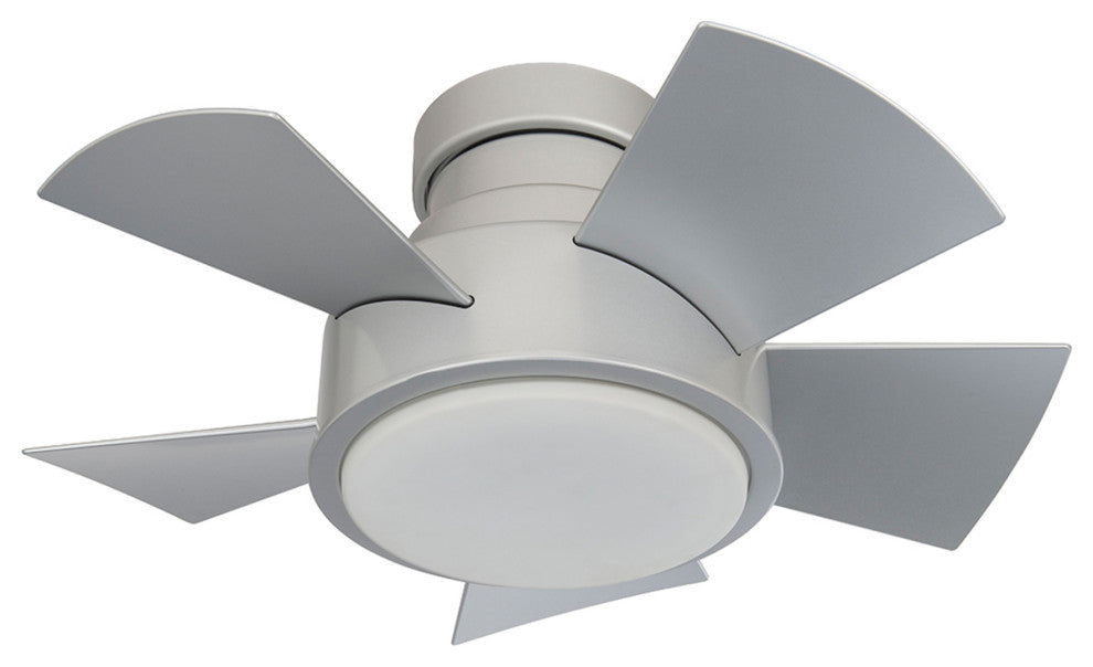 Modern Forms Vox Flush Mount Ceiling Fan, Bronze, Titanium Silver, 26"