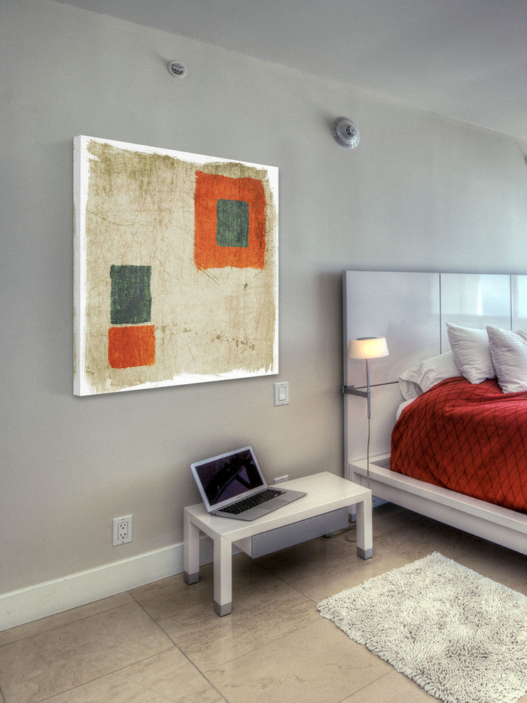 "Textured" Painting Print on Canvas by Irena Orlov