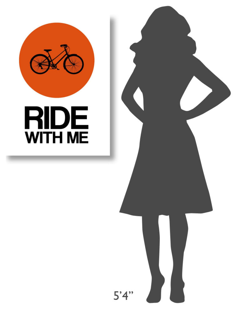 "Ride With Me Circle Poster 1" Fine Art Print