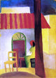 August Macke Turkish Cafe I - 18" x 27" Premium Canvas Print
