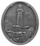 Guiding Lighthouse Knob Antique Brass, Antique Pewter