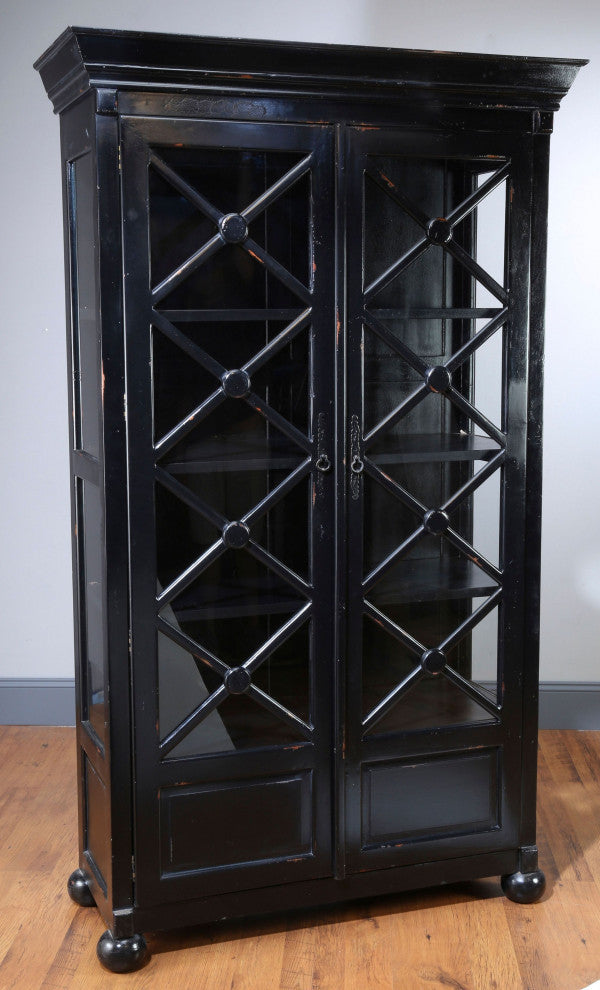 Anya 2-Door Cabinet, Black