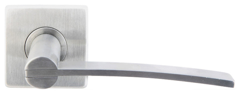 Horizon Lever, Tubular Privacy, Satin Stainless Steel, 2-3/4" Backset