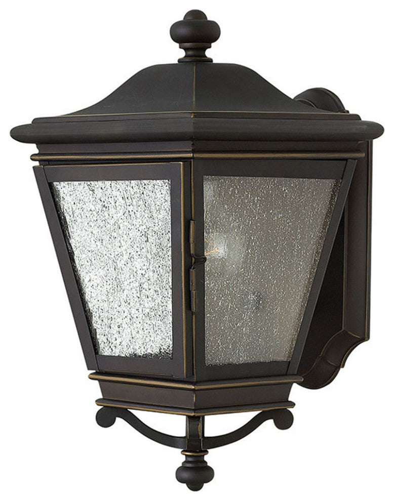 Hinkley Lincoln Small Wall Mount Lantern, Oil Rubbed Bronze