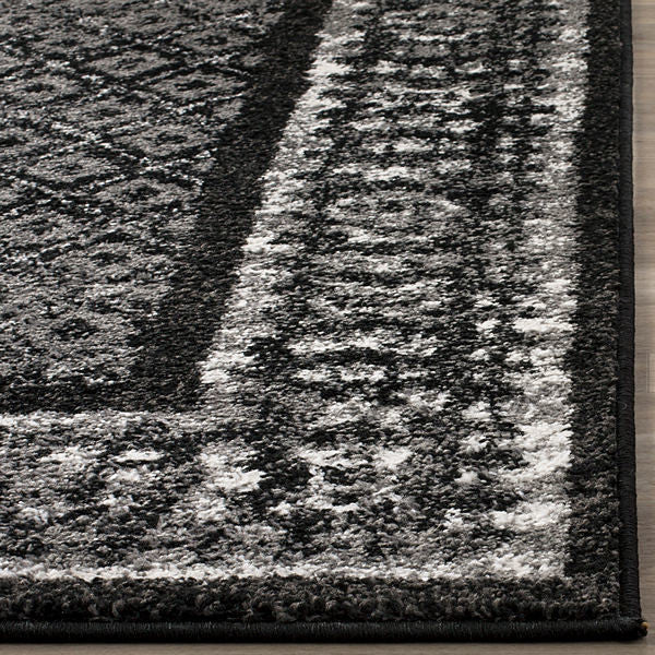 Safavieh Adirondack Adr110A Rug, Black/Silver, 8'0" X 10'0"