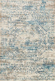 Kingston KT-05 Ivory-Blue Area Rug, 2'7"x3'9"