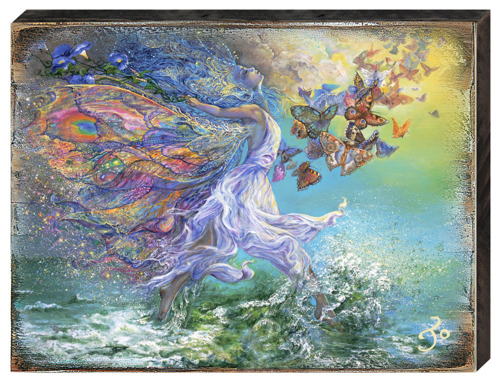 Joie De Vivre Wall and Table Top Wooden Decor, 12x9