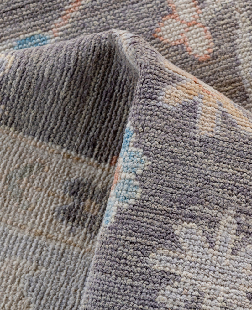Oushak One-of-a-Kind Hand-Knotted Area Rug Gray, 8'9" x 11'8"