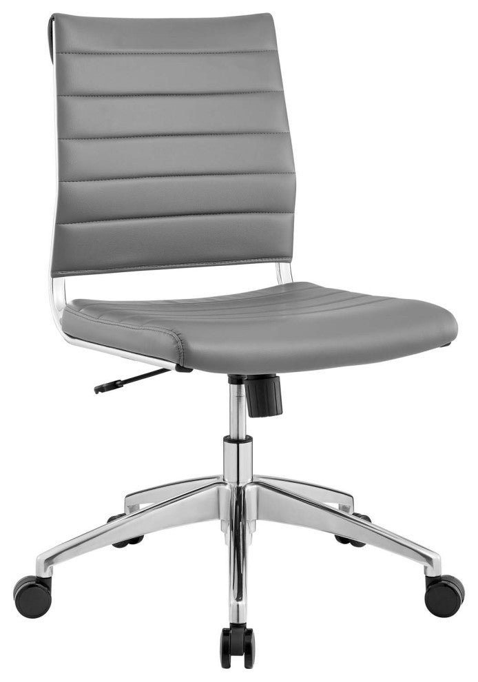 Gray Jive Armless Mid Back Office Chair