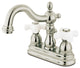 Kingston Brass 4" Centerset Bathroom Faucet, Brushed Nickel