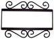 Wrought Iron House Number Frame Colonial 4