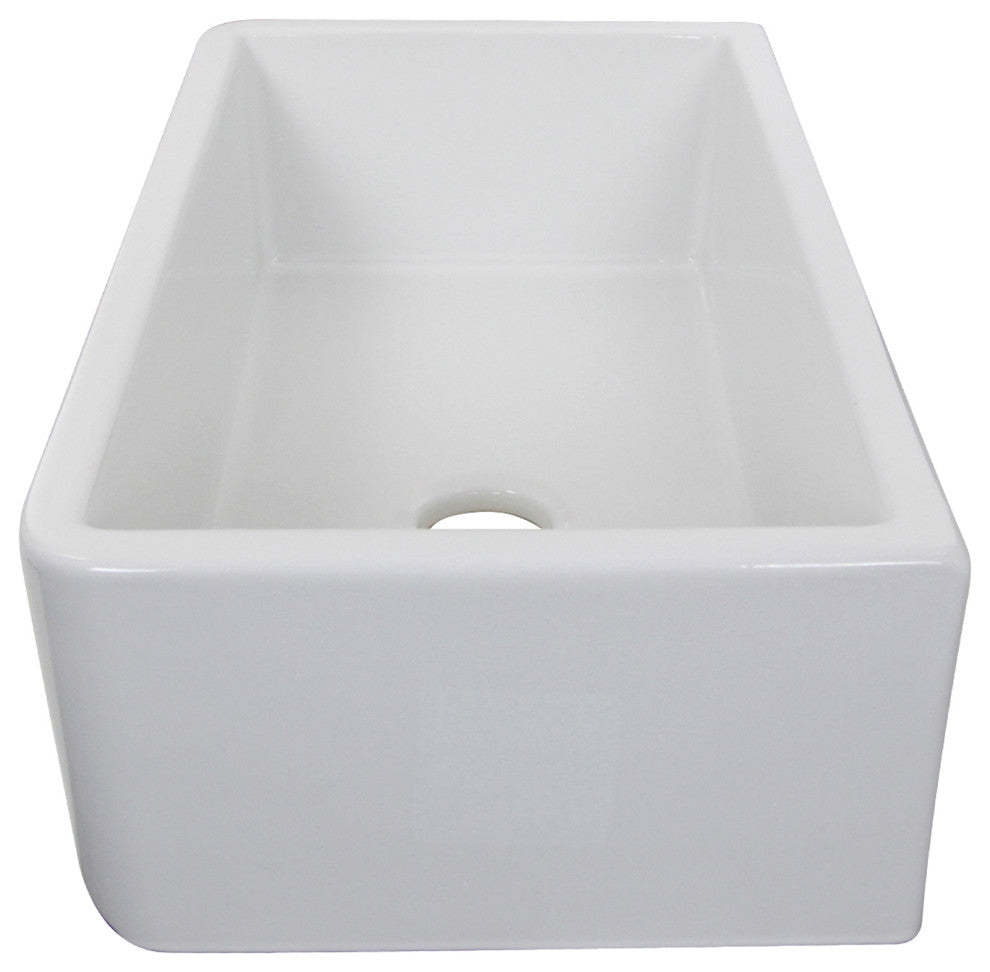 Reversible Italian Farmhouse Fireclay Sink 33"