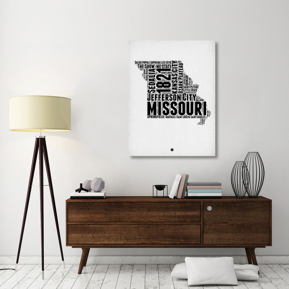 "Missouri Word Cloud 2" Fine Art Print