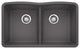 Blanco 441470 Diamond Undermount double-bowl sink Kitchen Sink
