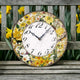 Vintage-Style 12  Inch Nature's Golden Gems Wall Clock