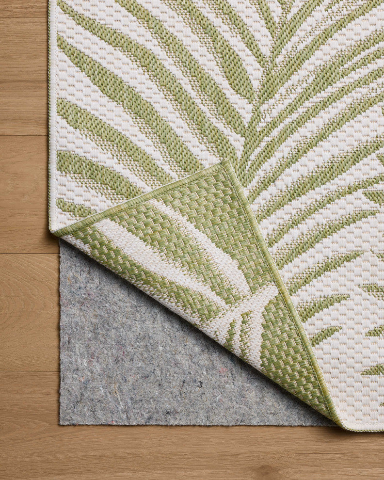Loloi Easton Ivory / Green 18" x 18" Sample Rug