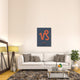 "Capricorn Zodiac Sign Orange" Fine Art Print