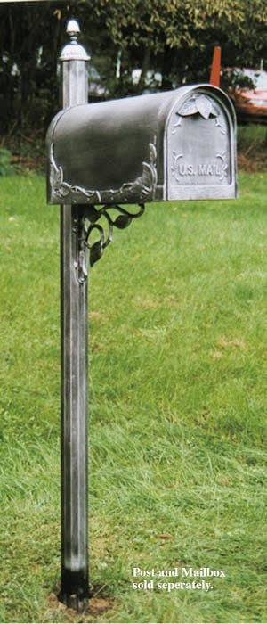 SPK651 Albion Direct Burial Malbox Post, Verde Green