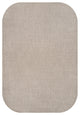 Miles Modern Minimalist Radius Corner Solid Indoor/Outdoor Shaped Area Rug