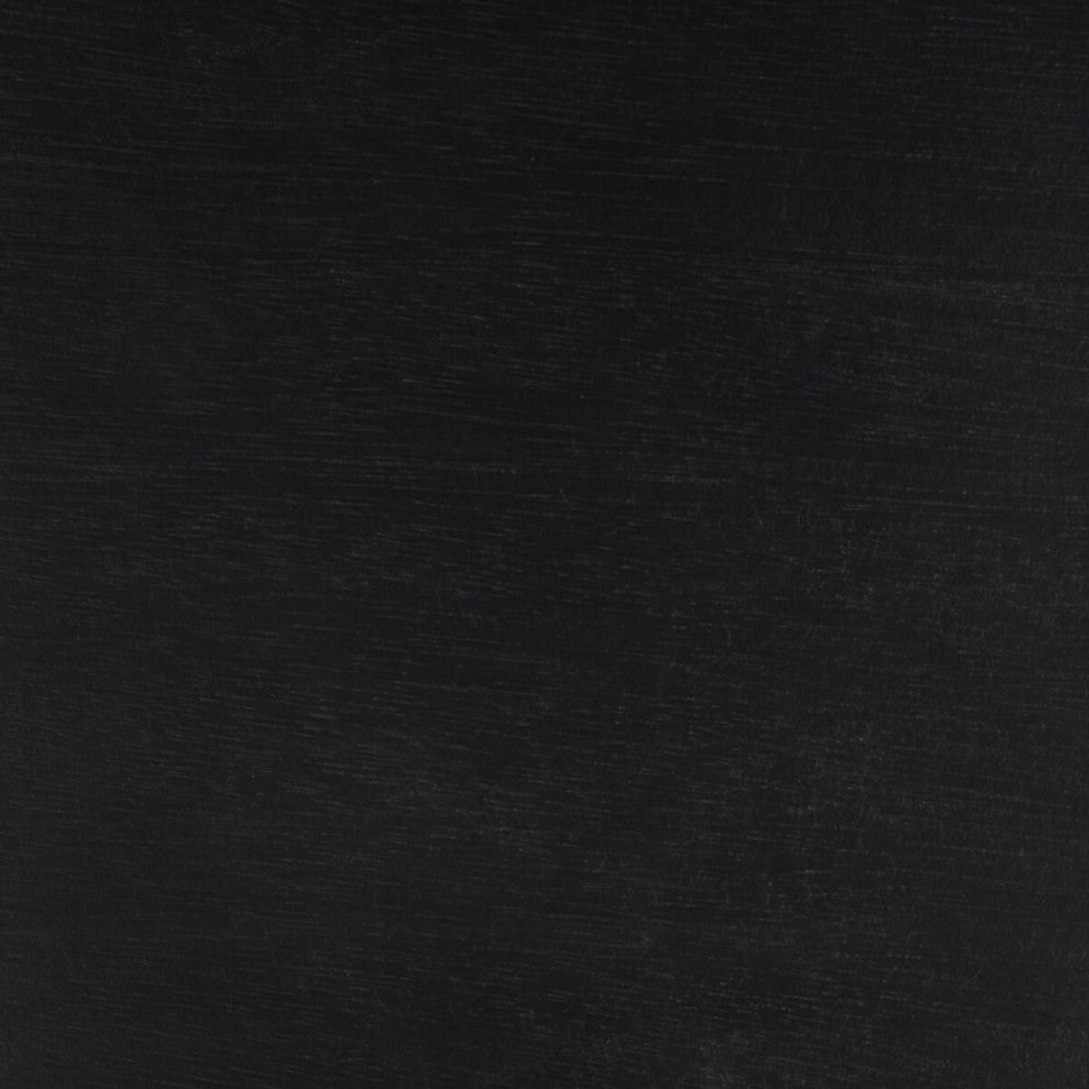 Safavieh Devin Round Coffee Table, Black W/ White Wash Distress /