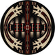 Horse Thieves Rug, Black, 8'x8' Round, Round