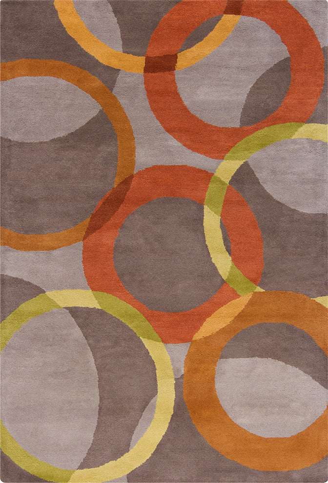 Allie Geometric Contemporary Area Rug, 8'x10'
