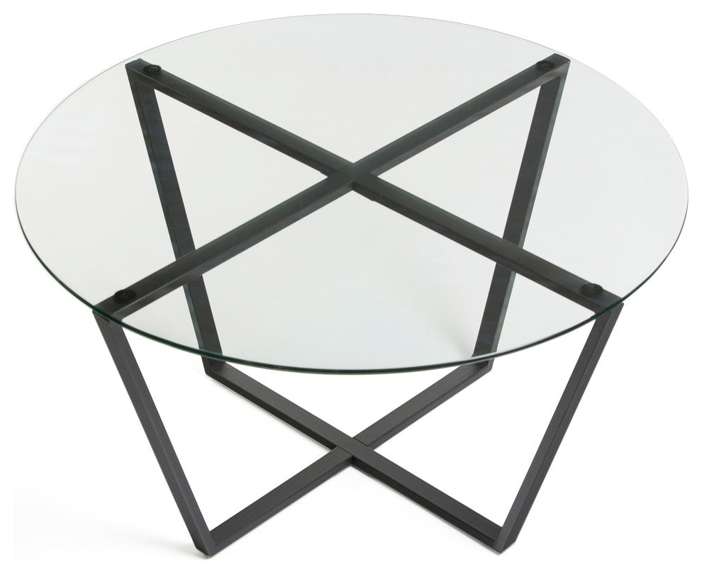 Mango Steam Metro Coffee and End Table, Clear, Coffee Table