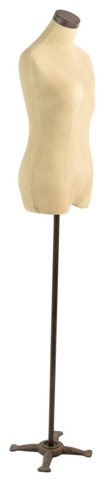 Mannequin Torso Dress Form Jewelry Display Tall 66" Metal Stand