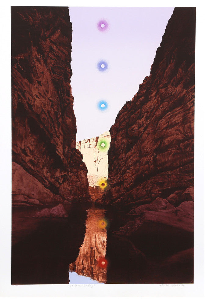 Antonio Peticov "Santa Elena Canyon" Lithograph