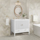 Myrrin 36" Vanity, Bright White, 3 CM White Zeus Top