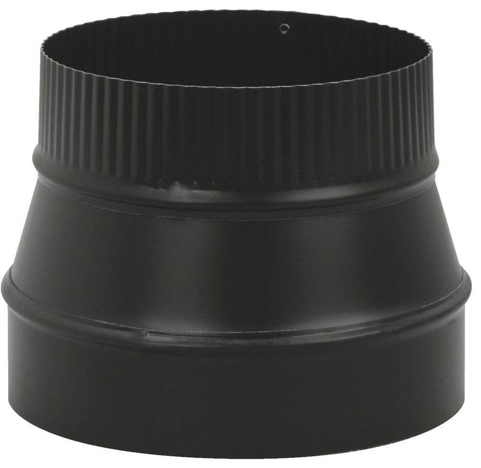 Imperial BM0080 Flue Reducer, 24 Gauge, 8" x 7", Black