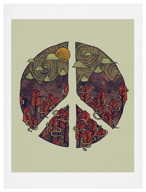 Deny Designs Hector Mansilla Peaceful Landscape Art Print