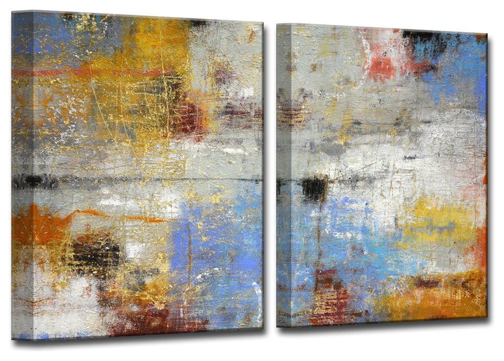 Ready2Hangart 'Search' By Norman Wyatt, Jr Canvas Art, 20" Hx30" W 2-Panels