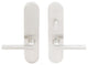 Sunrise Lever, Tubular Passage With Privacy Bolt, RH, Satin Stainless Steel
