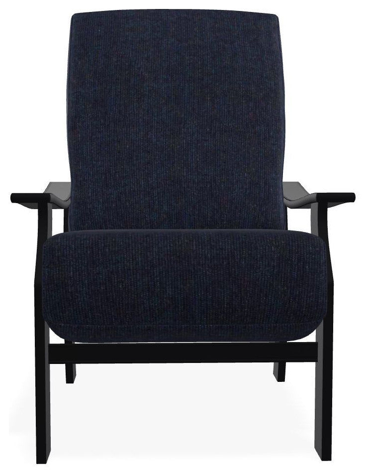 St. Catherine Deep Seat Outdoor Armchair, Indigo/Black