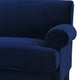 Alana Lawson 88" 3-Cushion Tight Back Sofa, Navy Blue Velvet