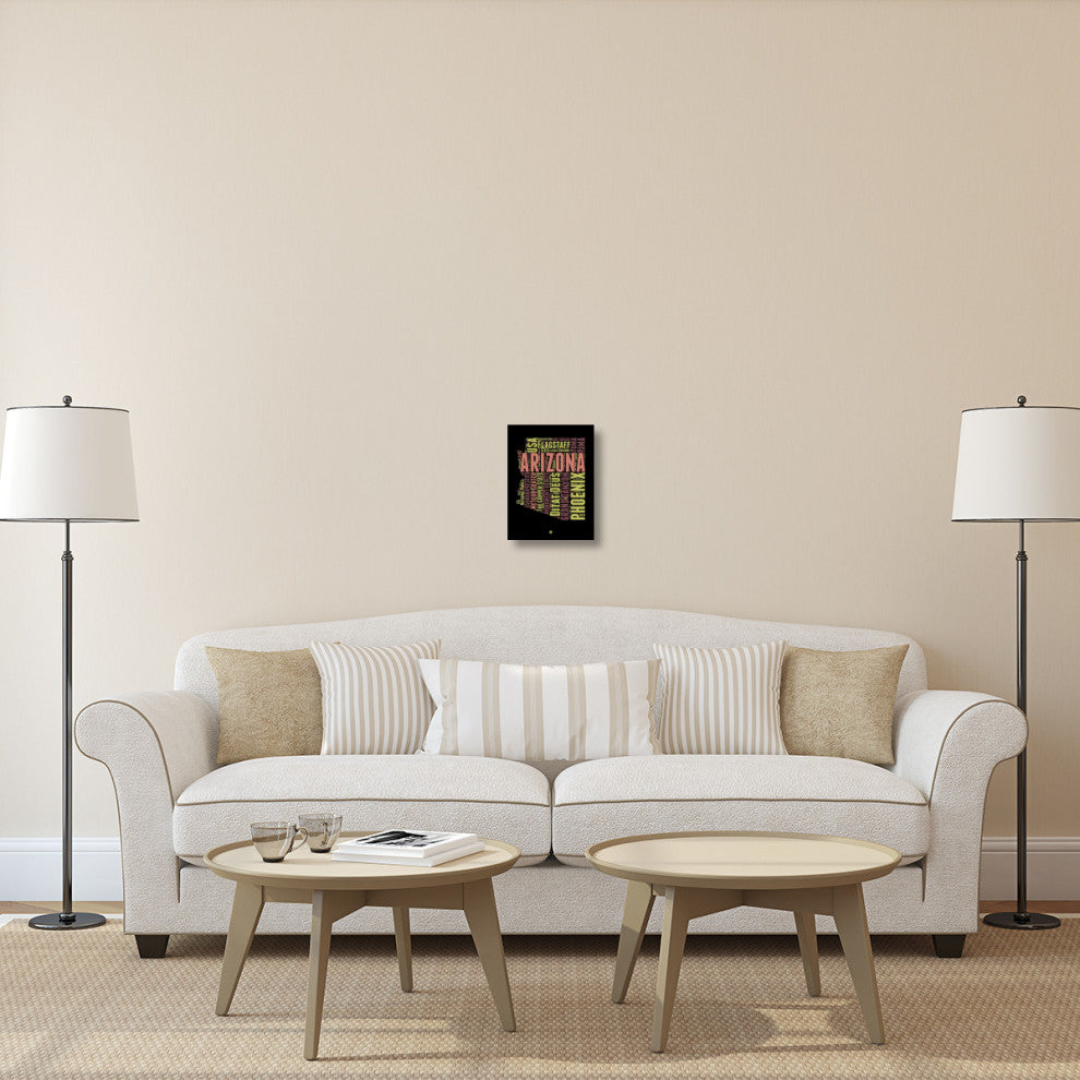 "Arizona Word Cloud 1" Fine Art Print